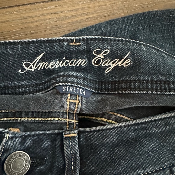 American Eagle Jeans Stretch Original Bootcut Size 4 Inseam 30 1/2 Waist 14 1/2 - Picture 5 of 6